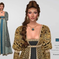 Fiorenza Dress At Elfdor Sims