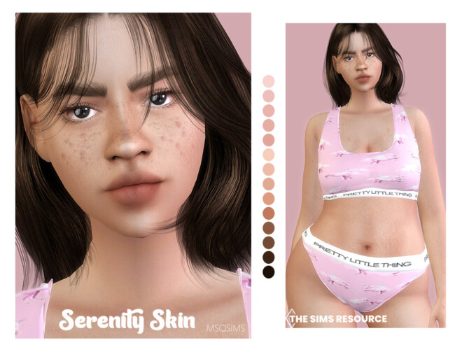 Sims 4 Serenity Skin by MSQSIMS at TSR