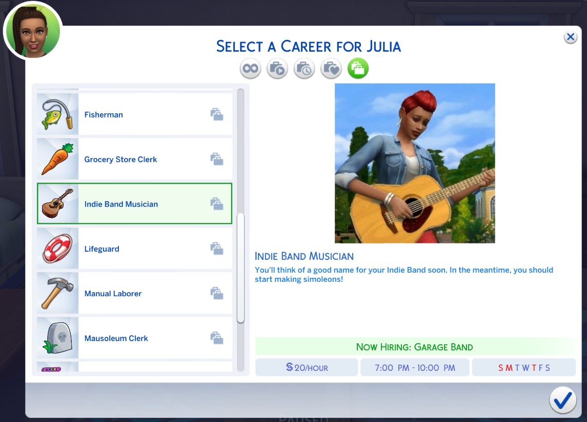 sims 4 band career mod