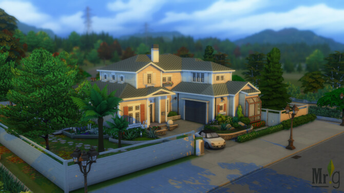 Sims 4 Large Suburban House at Mister Glucose