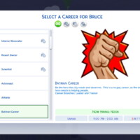 Batman Career By Atillathesim At Mod The Sims 4