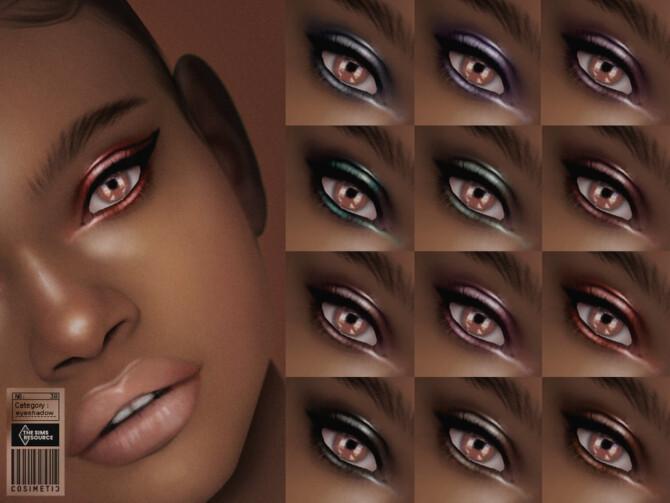 Sims 4 Eyeshadow N38 by cosimetic at TSR