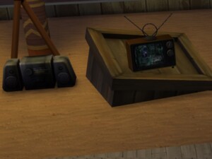 Off the Grid TV & Radio by SlyVenom at Mod The Sims 4