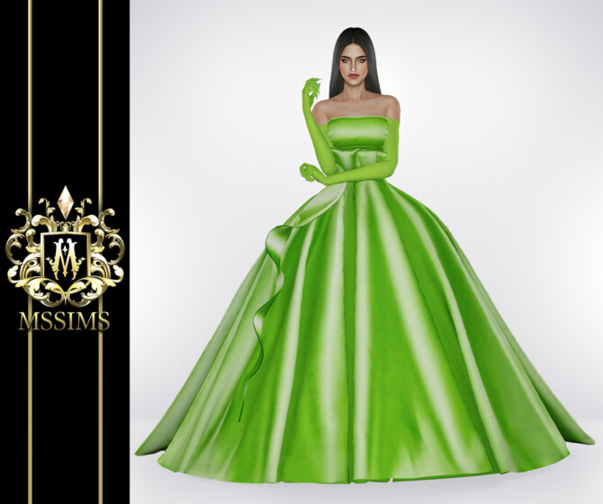 Sims 4 TONY GOWN at MSSIMS