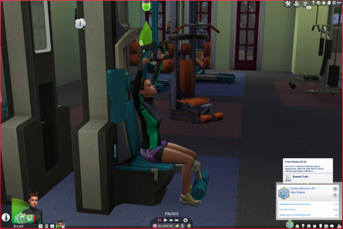 Sims 4 Free Fitness Aspiration by atillathesim at Mod The Sims 4