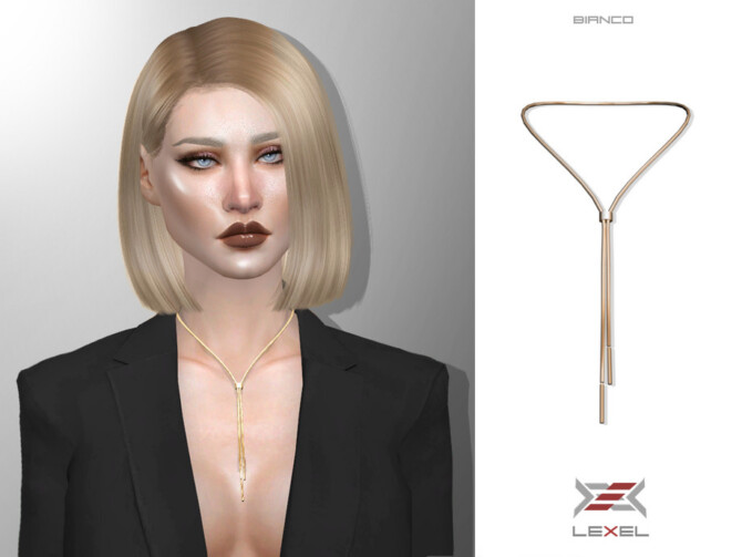 Sims 4 Bianco Necklace by LEXEL s at TSR