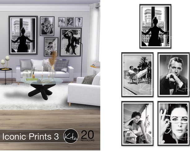 Sims 4 Iconic Prints 3 at Ktasims