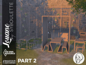 Louane outdoor BBQ set (part 2) by Syboubou at TSR