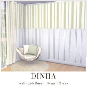 Walls with Panel at Dinha Gamer