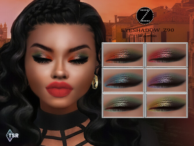 Sims 4 EYESHADOW Z90 by ZENX at TSR