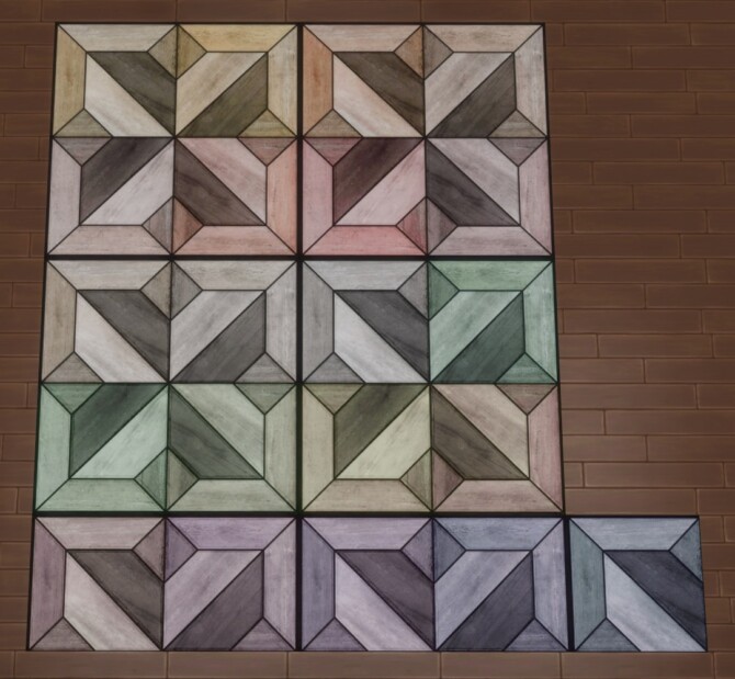 Sims 4 Kajaria Wood Tile Flooring by Simmiller at Mod The Sims 4