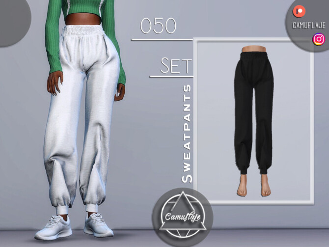 Sims 4 SET 050   Sweatpants by Camuflaje at TSR