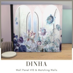 Wall Panel #10 & Matching Walls at Dinha Gamer