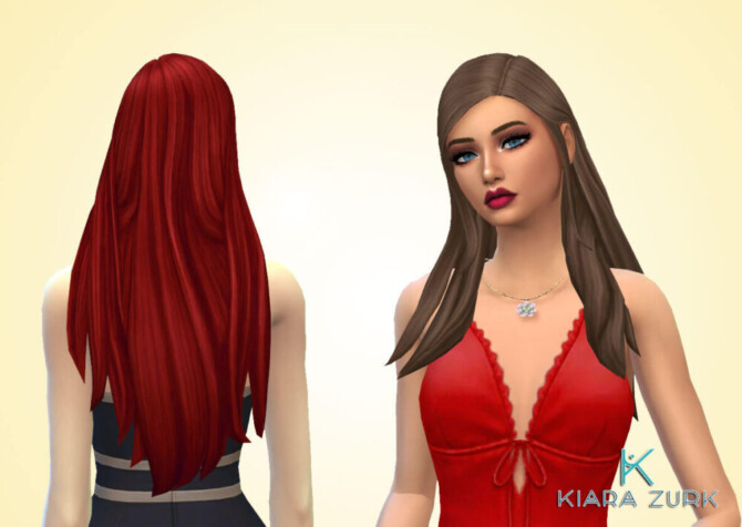 Sims 4 Midori Hairstyle at My Stuff Origin