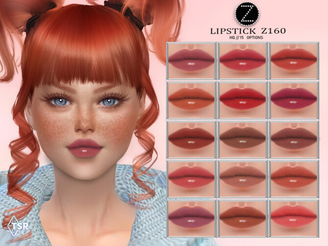 Sims 4 LIPSTICK Z160 by ZENX at TSR