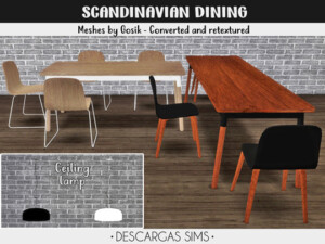 Scandinavian Dining at Descargas Sims
