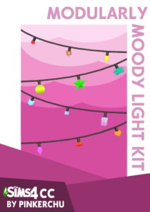 Modularly Moody Light Kit by Pinkerchu at Mod The Sims 4