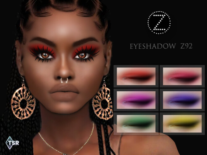 Sims 4 EYESHADOW Z92 by ZENX at TSR