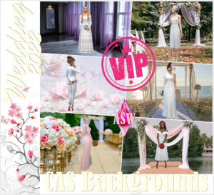 CAS Backgrounds Wedding 2022 VIP at Annett’s Sims 4 Welt
