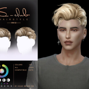 WINGS ON0413 hair by wingssims at TSR » Sims 4 Updates