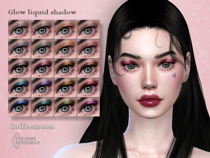 Sims 4 Glow liquid shadow by coffeemoon at TSR