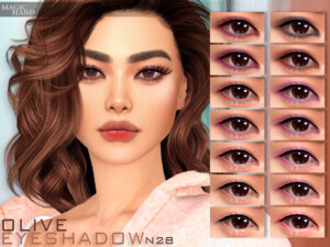 Olive Eyeshadow N28 by MagicHand at TSR