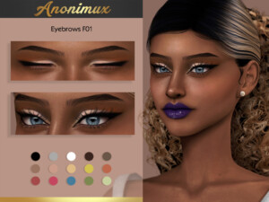 Eyebrows F01 by Anonimux Simmer at TSR