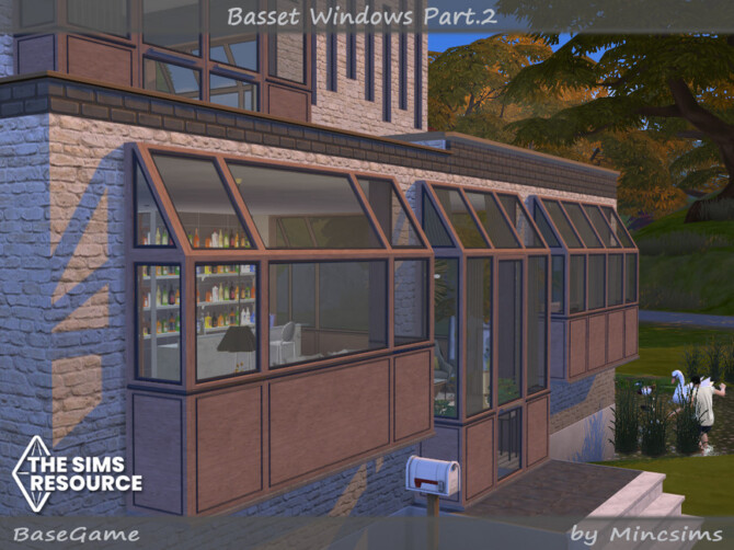 Sims 4 Basset Windows Part.2 by Mincsims at TSR