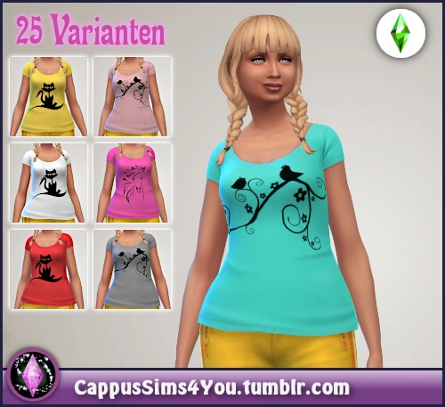 Sims 4 Luna Shirt at CappusSims4You