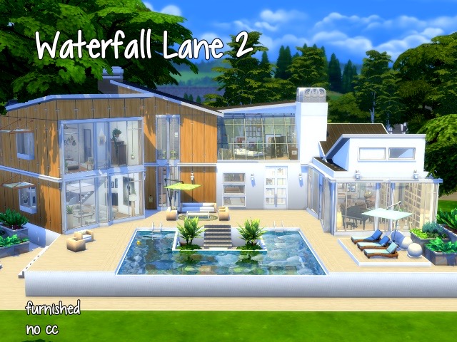 Sims 4 Waterfall Lane 2 at All 4 Sims