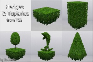 Hedges & Topiaries from TS2 by TheJim07 at Mod The Sims 4