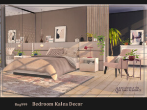 Bedroom Kalea Decor by ung999 at TSR