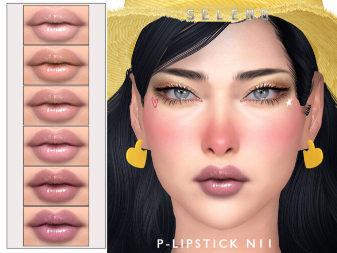 Sims 4 P Lipstick N11 by Seleng at TSR