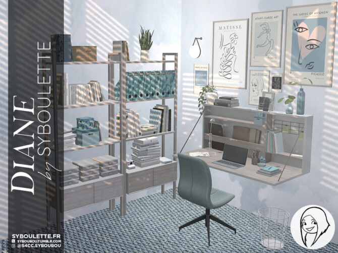 Sims 4 Diane set   Part 2: Clutter by Syboubou at TSR