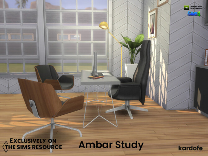 Sims 4 Ambar Study  by kardofe at TSR