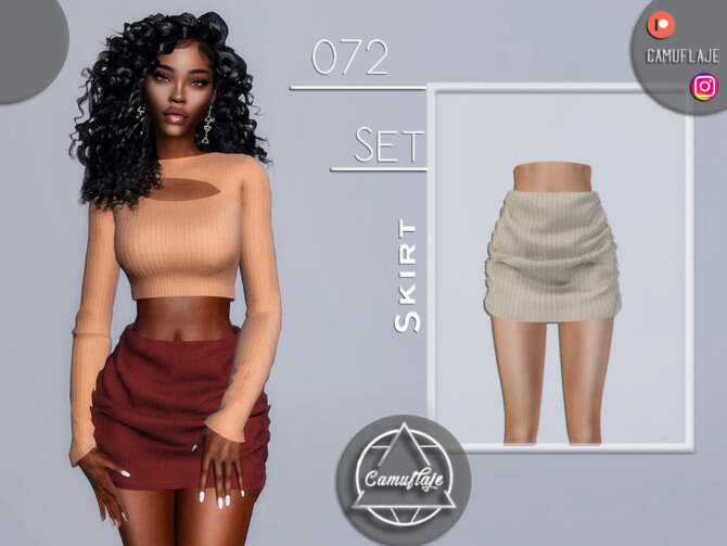 Sims 4 SET 072   Skirt by Camuflaje at TSR