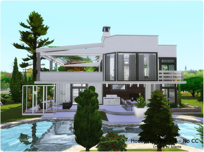 Sims 4 House for Two + 2  by jolanta at TSR