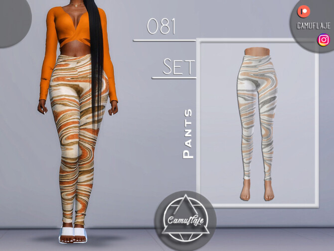 Sims 4 SET 081   Pants by Camuflaje at TSR