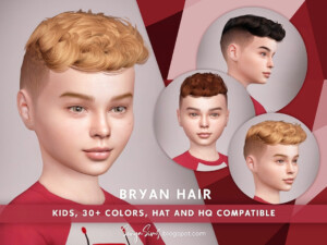 Bryan Hair KIDS by SonyaSimsCC at TSR