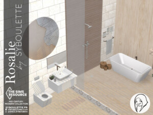 Rosalie bathroom set by Syboubou at TSR