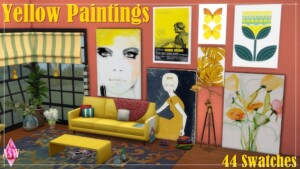 Yellow Paintings at Annett’s Sims 4 Welt