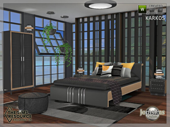 Sims 4 Karkos bedroom by jomsims at TSR