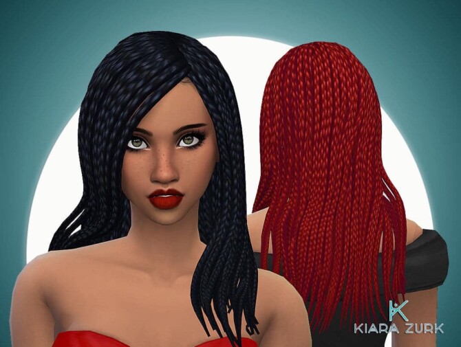 Sims 4 Carmen Hairstyle at My Stuff Origin