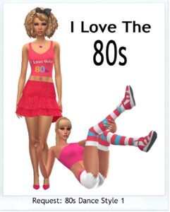 80s Dance Style 1 at Sims4Sue