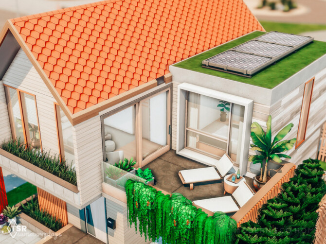Sims 4 Marigold   Modern Eco Home by Summerr Plays at TSR