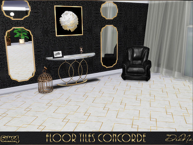 Sims 4 Floor tiles Concorde at DiaNa Sims 4