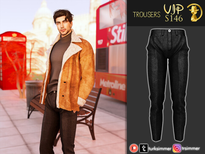 Sims 4 Trousers S146 by turksimmer at TSR
