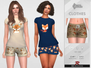 PJ Fox Shorts 01 for Female by remaron at TSR