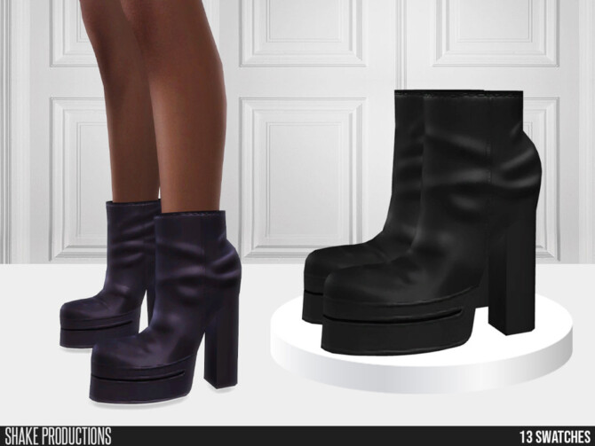 Sims 4 856   High Heeled Boots by ShakeProductions at TSR