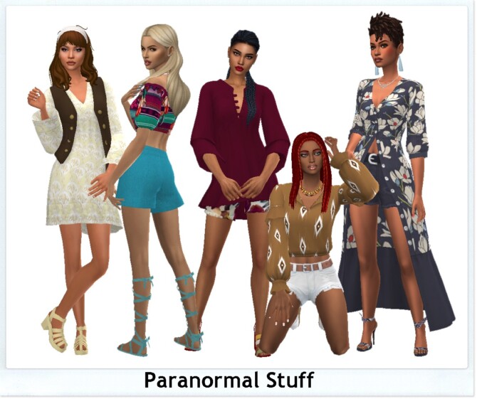 Sims 4 PARANORMAL SET at Sims4Sue